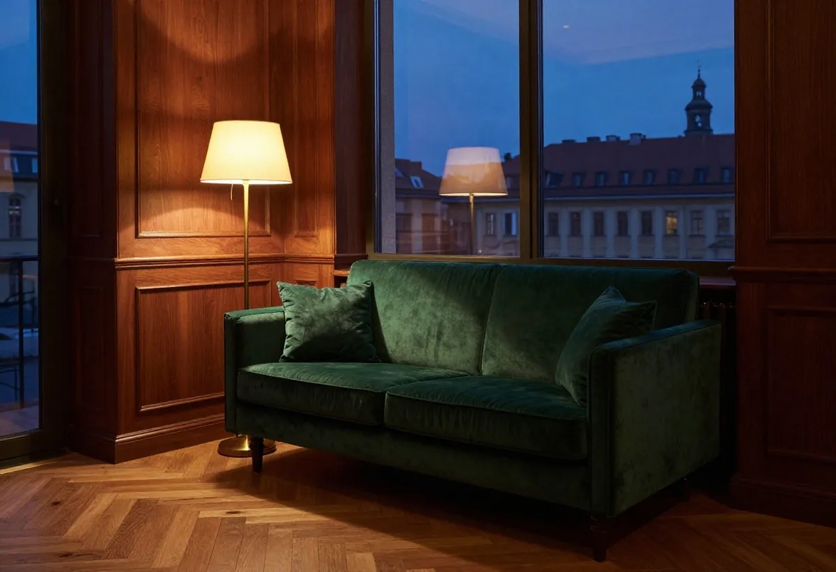 Strefa wypoczynkowa w apartamencie