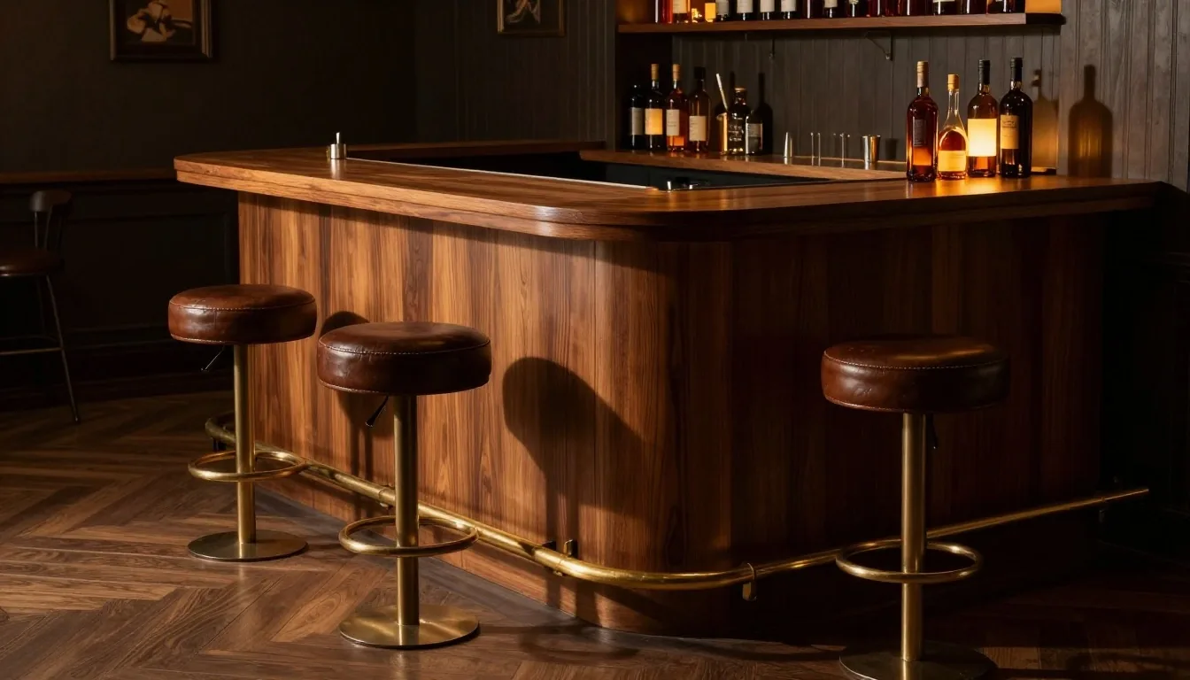 Bar przy recepcji — wnętrze