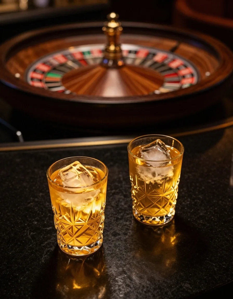 Bar w strefie kasynowej